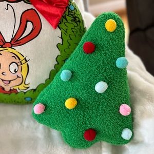 NWT Target Wondershop Shaped Christmas Tree Novelty Throw Pillow holiday decor